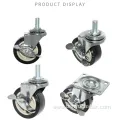 1.5/2/2.5/3 Inch Light-Duty PU Chair Wheel